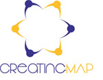 Logotip projekta creating map